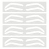 Permanent Makeup Eyebrow Auxiliary Stickers,Airbrush Brow Stickers Stencils Shape Tape,Brow Shaping Mapping Guide Tool, Disposable Adhesive Eyebrow Template Sticker (1 Pack -10 Pairs Type B)