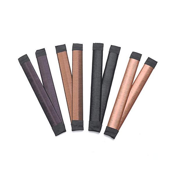 4 Pcs Magic Hair Bun Maker, WJIASI Hair Donut Bun Maker DIY French Twist Bun Shaper for Girls Women