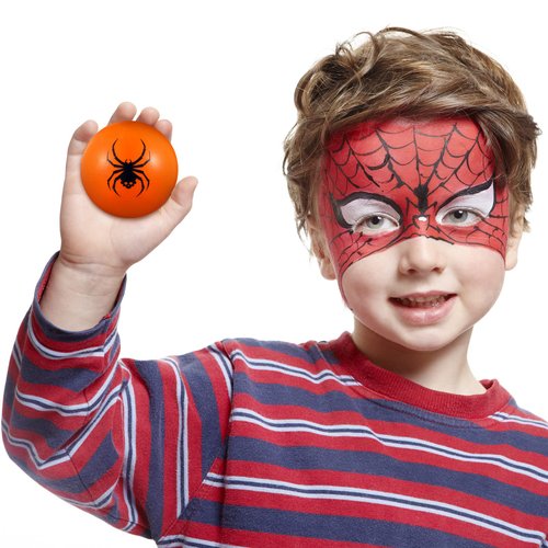 30 Pieces Spider Stress Balls Bulk 1.57 Inch Relief Stress Ball Anxiety Fidget Sensory Balls Children Spider Mini Relief Balls for Birthday Party Favors Finger Exercise Carnival Gift