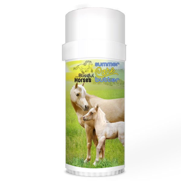 The Blissful Horses Summer Care Butter All Natural Sun Support for Your Horse, 2-Ounce