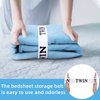 codree 8 Pieces Bed Sheet Organizer Bands-Sheet Keepers Closet Organization-Elastic Bed Sheet Storage-Bedding Bands for Foldable Bedsheet, Pillow Case, Duvet (King)