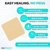 MedVance TM Silicone - Silicone Adhesive Foam Absorbent Dressing, 4"x4", Box of 5 dressings