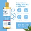 Dr. Jacobs Pure Castile Baby Wash for Eczema Relief, Effective Body Wash to Relieve Baby Eczema, Gentle Baby Shampoo, Unscented Soap for Baby's Sensitive Skin, and Hypoallergenic Baby Care -16 oz