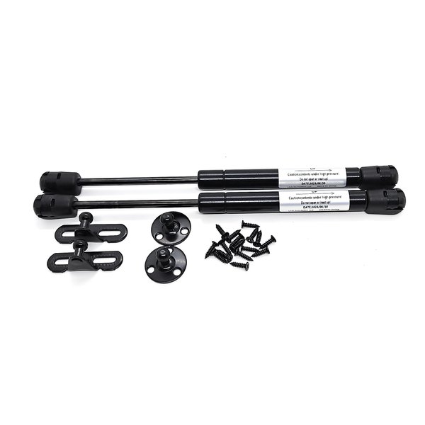 Lock Connection® Strut/Spring, Lift Support/Stay 9-11/16" Extended Length, 2 Pieces, (100N)