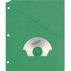 Pendaflex 32925 Essentials Slash Pocket Project Folders, 3 Holes, Letter, Green (Pack of 25)