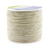 Mandala Crafts Cream Shirring Elastic Thread for Sewing, Knitting, Smocking, and DIY Crafts - 87 Yards 0.6mm Fine Thin Stretch Thread for Sewing Machines