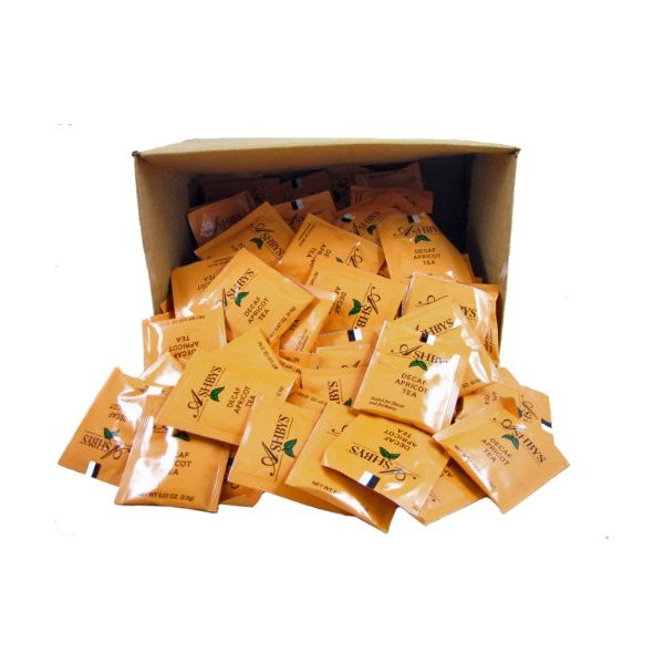 Ashbys Apricot Decaf. Tea Bags, 200 Count Box