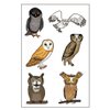 Premium Owl Temporary Tattoos, Party Favors