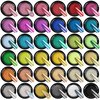 36Pcs Saviland Mirror Chrome Nail Powder Set - Metallic Holographic Chrome Nail Powder Black Blue Silver Gold Mirror Nails Chrome Powder for Nails French Manicure Nail Art Decoration Home Salon DIY