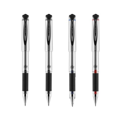 Uniball Signo 207 Impact Stick Gel Pen, 4 Assorted Pens, 1.0mm Bold Point Gel Pens
