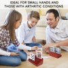 LotFancy Playing Card Holder for Kids, Adults, Seniors, 2 Pack, Wooden Hands Free Card Holders for Playing Cards, Family Card Game Nights, Canasta, Poker Parties, 6” x 3.1” x 2.4”