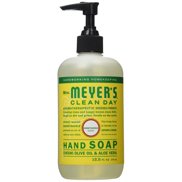 Mrs. Meyers Clean Day Liquid Hand Soap, Honeysuckle, 12.50 oz