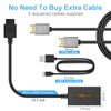 RuntoGOL N64 Gamecube to HDMI Adapter Converter Cable, HDMI Adapter for Nintendo Gamecube/Nintendo 64/SNES/SFC with HDMI Cable and USB Cable, Supports 4:3/16:9 Ratio Conversion