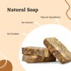 Red Rose Naturals African Black Soap for Dark Spots, Authentic Raw from Ghana, Great for Oily Skin, Rashes, Acne, Eczema, Natural Soap, Face and Body Wash - Cruelty and Paraben Free, 4 oz
