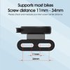 Out-Front Bike Stem Phone Mount, Quick-Release Bike Phone Mount for Mountain Bike Road Bike Scooter, Upgraded Aluminum Bicycle Phone Holder with Adhesive Adapter for 4.7-7.0" Smartphones and iPhone
