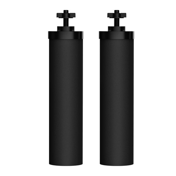 Waterdrop NSF/ANSI 42&372 Certified Water Filter, Replacement for Berkey® BB9-2 Black Filters, Berkey® Gravity Water Filter System and Waterdrop King Tank Series, (Pack of 2)