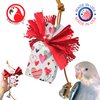 Bonka Bird Toys 1002 Love Box Bird Toy for Valentine Parrots, Cockatiels, Parakeets, Conures - Colorful Hearts, 11" x 5
