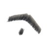 Qiureva 100% Human Hair Fake Mustache Goatee Beard Makeup for Entertainment/Drama/Party/Movie Prop