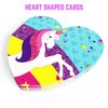 GirlZone Unicorn Letter Writing Set For Girls, 45 Piece Stationery Set, Great Birthday Gift for Girls of All Ages