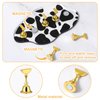 Prasacco 2 Sets Nail Holder for Painting Nail, Acrylic Nail Stands for Press On Magnetic Nail Display Stand Nail Art Tools Nail Hand Practice with 42 Pcs Adhesive Putty for Homes and Salons