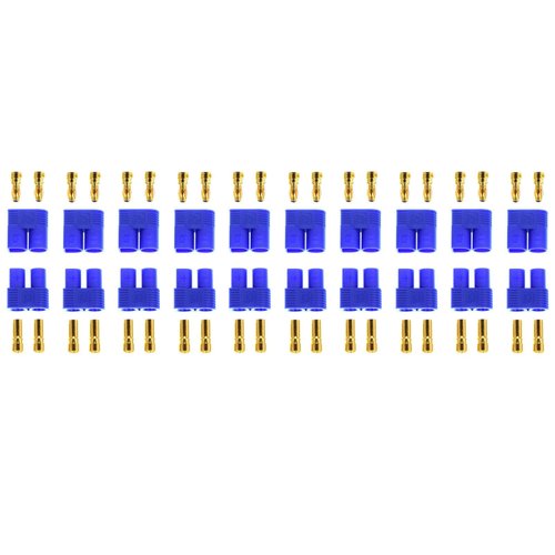 Apex RC Products 10 Male/Female EC3 Battery Connector Plugs - 10 Pairs #1525