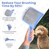 Curved Grooming Slicker Brush for Dogs, Soft Pin Goldendoodle Brush for Dematting & Shedding, Ideal Dog Slicker Brush for Poodles, Labradoodles & Other Breeds [We Love Doodles] (Large)