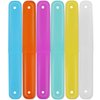 Cllayees 6 Pcs Travel Toothbrush Case Holder, Breathable Portable Toothbrush Container, Multiple Color Clear Toothbrush Holder for Home Trip Camping
