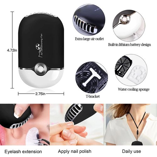 BUCICE Lash Shampoo for Lash Extensions - Eyelash Cleaning Kit with Lash Fan Dryer - Makeup Cleansing Foam for Lash Care, Black