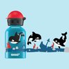 Sigg - Kids Water Bottle - Orca Family - Leakproof - Lightweight - BPA Free - Aluminum - 10 Oz