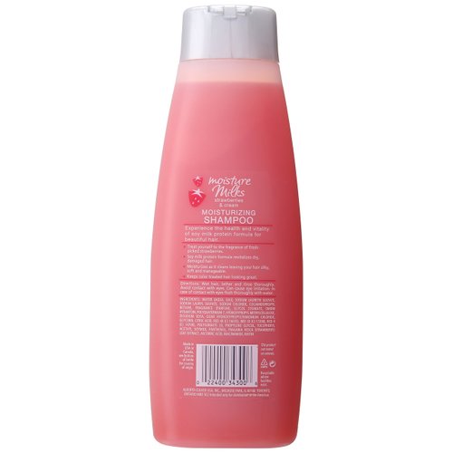 Alberto V05 Moisture Milks Moisturizing Shampoo Strawberries & Cream, 15 Oz