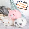 Labeol 8 inch 3Pcs Panda Pig Cat Plush Toys Set Soft Stuffed Animal Plush Pillow Cute Plushie Cuddly Plush Pillows Toys Kawaii Hugging Pillow Decoration Gift for Girl Boy Girlfriend