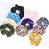 Premium Velvet Scrunchie with Zipper Pocket - 10 Pcs Scrunchy Hidden Hair Scrunchie Ponytail Holder Elastic Bands Gift for Friend (10PACK) Multicolor