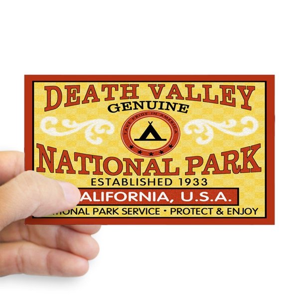 CafePress Death Valley National Park Rectangle Sticker Rectangle Bumper Sticker Car Decal