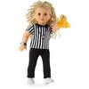 American Girl Truly Me 18-inch Doll Referee Outfit with Corded Whistle, Wristwatch, and Penalty Flag, For Ages 6+