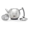 Venoly Stainless Steel Tea Pot With Removable Infuser For Loose Leaf and Tea Bags, Dishwasher Safe and Heat Resistant, 1 Liter