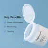 Ongredients Butterfly Pea Flower Tea Cotton Facial Pads, Toner Pads, Exfoliating Toner Pads for Aging Skin, Niacinamide Toner, Dual Pad Sheets, Korean Skincare, 60 Pads
