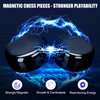 Magnetic Chess Game, Magnet Games Set with Stones & String, Portable Multiplayer Board Game Strategy Game for Party Travel, Desktop Family Gatherings Battle Cluster Game for Kids Adult Fun Puzzle Gift