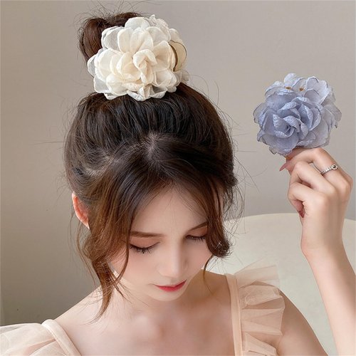 Flower Hair Claw Clip Floral Hair Barrettes Hair Pins Hair Accessories Hairpin for Women and Girls 1 PC-063#17