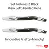 Maped - Visio Left-Handed Quick-Drying Ballpoint Pen - 2 Pack - Left Handed - Innovative