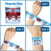 48 PCS Ice Hockey Slap Bracelets Party Favors Ice Hockey Wristbands Bracelets Goodie Bag Fillers for Ice Hockey Birthday Decorations Supplies for Class Reward Prizes Gift for Kids Party Favors