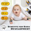Baby Toys 0-6 Months,High Contrast Baby Toys for Newborn,Black and White Baby Toys,Infant Rattle Socks and Wrist Toy,Newborn Toys 0 3 Months Brain Development,0-6 Months Babies Boy Girl Gift