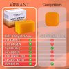 Generic VIBRANT Kojic Acid Soap Bars with Vitamin E, Turmeric, Collagen, Coconut Oil - Korean Brightening Soap & Anti-Aging Soap, Moisturizing & Skin Lightening (2 x 100g), Orange