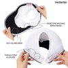 Ponyflo Performance Ponytail Running Hat - Ponytail Hats for Women - High Ponytail Hats for Women - Baseball Cap Women White
