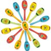15Pcs Mexican Fiesta Party Favors Mini Wooden Maracas for Kids Mexican Fiesta Themed Birthday Baby Shower Cinco De Mayo Taco Tuesday Party Pinata Goodie Bag Stuffers Class Valentines Exchange Gifts