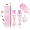 ZEXILILA 2PCS Magic Color Changing Lip Oil V2, Bossup Cosmetics Color Changing Lip Oil, Ddgoods Lip Gloss, Boss up Color Changing Lip Oil, Warm Change Moisturizing