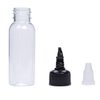 new star tattoo 60ml Empty Tattoo Ink Bottles, 12pcs 2oz Tattoo Twist Cap Plastic Clear Transparent Tattoo Pigment Container Tattoo Accessories Twist Top Bottle 2oz,60ml Tattoo Squeeze Bottles