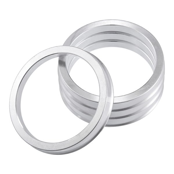 X AUTOHAUX 4pcs OD 78.1mm to ID 66.6mm Aluminum Alloy Car Auto Hub Centric Rings Wheel Bore Center Spacer Replacement