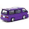 Wagon Custom Van RHD (Right Hand Drive) Purple Metallic Road64 Series 1/64 Diecast Model Car by Tarmac Works T64R-078-PU