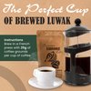 Ground Wild Kopi Luwak, the World’s Most Exclusive Coffee, Sustainably Sourced From Sumatra, Indonesia (Ground Coffee, 100gr)