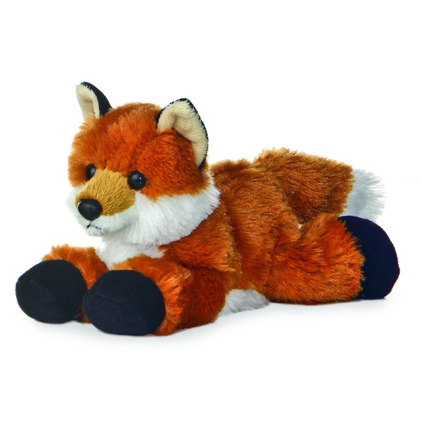 Aurora® Adorable Mini Flopsie™ Foxxie™ Stuffed Animal - Playful Ease - Timeless Companions - Orange 8 Inches